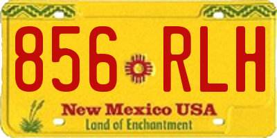 NM license plate 856RLH