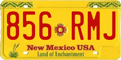NM license plate 856RMJ