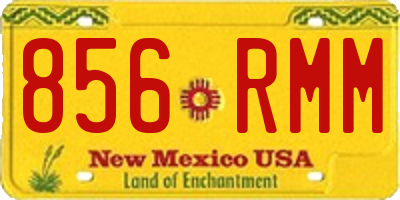 NM license plate 856RMM