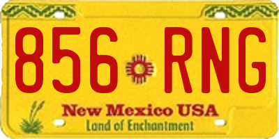 NM license plate 856RNG