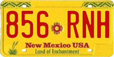 NM license plate 856RNH
