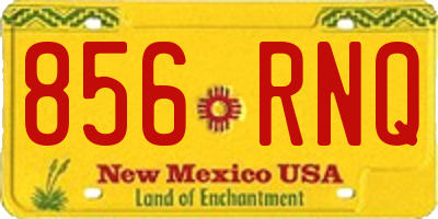 NM license plate 856RNQ