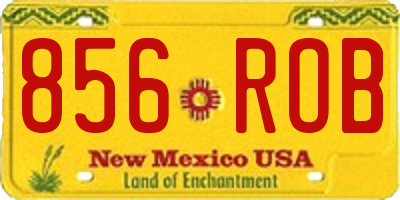 NM license plate 856ROB
