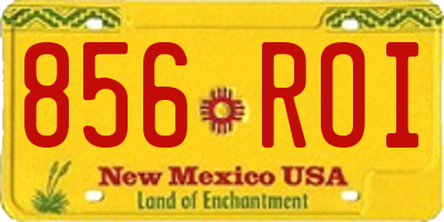 NM license plate 856ROI