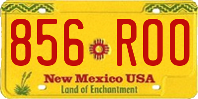 NM license plate 856ROO