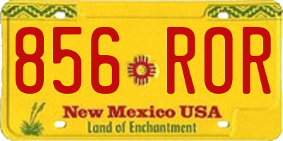 NM license plate 856ROR