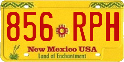 NM license plate 856RPH