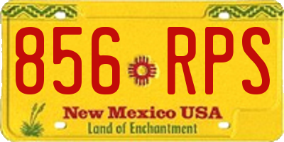 NM license plate 856RPS