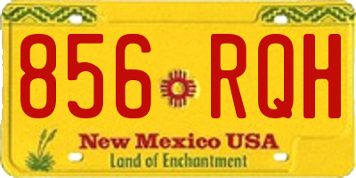 NM license plate 856RQH