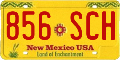 NM license plate 856SCH