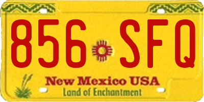 NM license plate 856SFQ