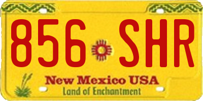 NM license plate 856SHR