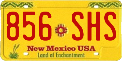 NM license plate 856SHS
