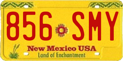 NM license plate 856SMY