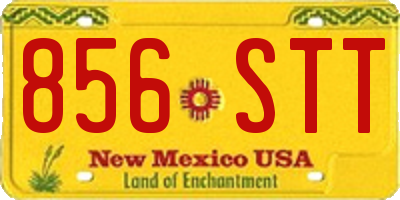 NM license plate 856STT