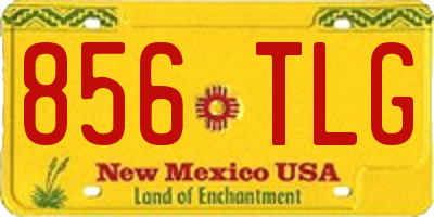 NM license plate 856TLG
