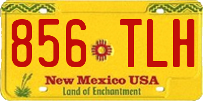 NM license plate 856TLH