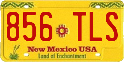 NM license plate 856TLS