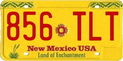 NM license plate 856TLT