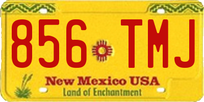 NM license plate 856TMJ