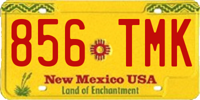 NM license plate 856TMK