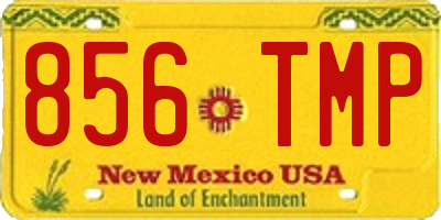 NM license plate 856TMP