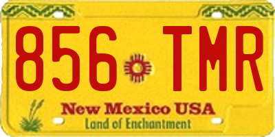 NM license plate 856TMR