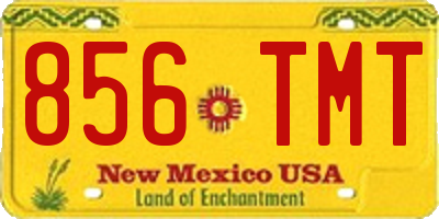 NM license plate 856TMT