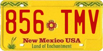 NM license plate 856TMV