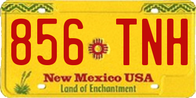 NM license plate 856TNH