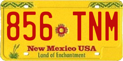 NM license plate 856TNM