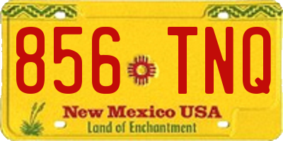 NM license plate 856TNQ