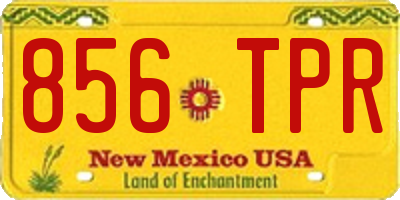 NM license plate 856TPR
