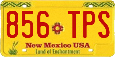NM license plate 856TPS