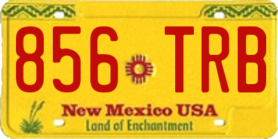 NM license plate 856TRB