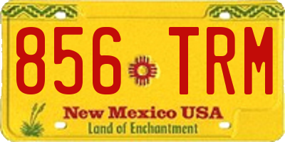 NM license plate 856TRM