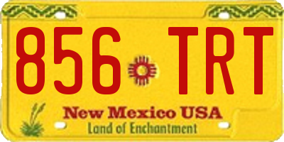 NM license plate 856TRT