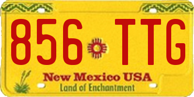 NM license plate 856TTG