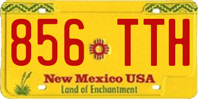 NM license plate 856TTH