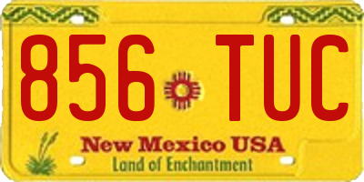 NM license plate 856TUC