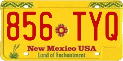 NM license plate 856TYQ