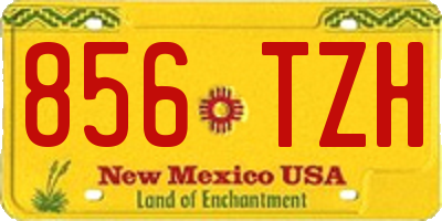NM license plate 856TZH