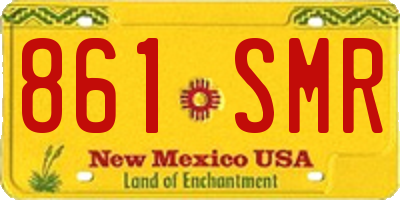 NM license plate 861SMR