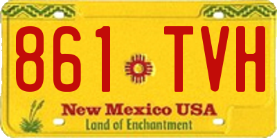 NM license plate 861TVH