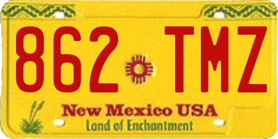NM license plate 862TMZ