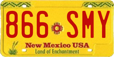 NM license plate 866SMY