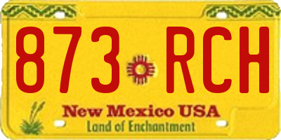 NM license plate 873RCH