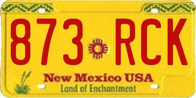 NM license plate 873RCK