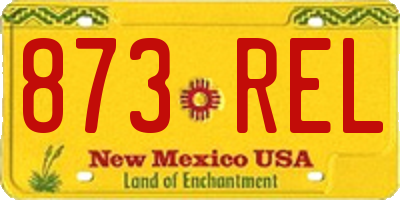 NM license plate 873REL