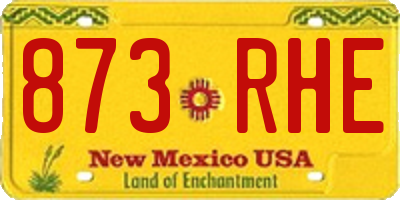 NM license plate 873RHE
